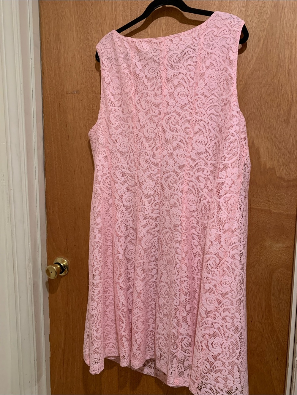 connected apparel Pink Lace Midi Dress - Picture 4 of 9